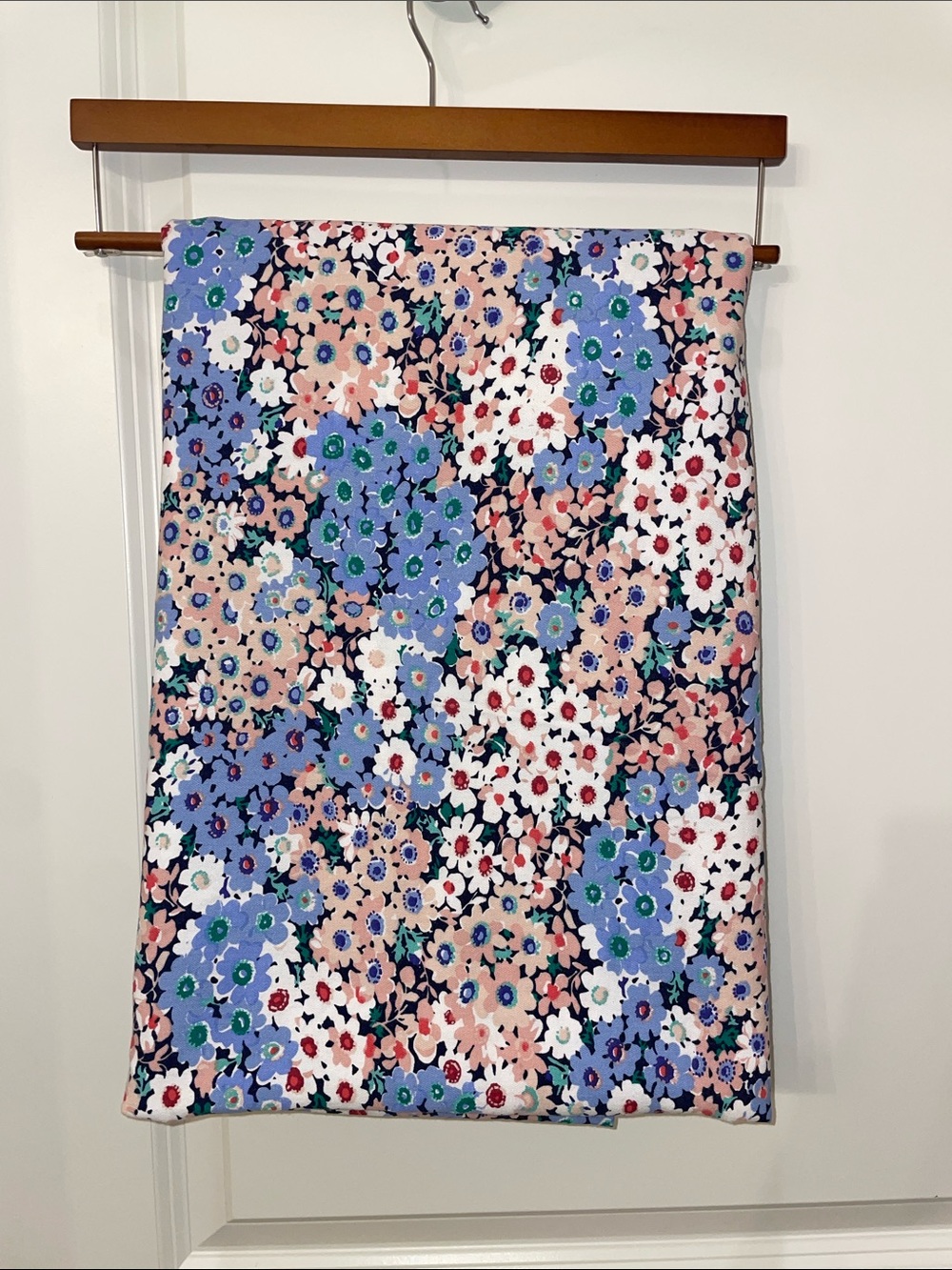 kate spade Floral Shower Curtain Panel in Lavender, Pink, White and Navy